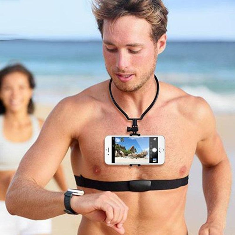 neck phone holder for hands-free use