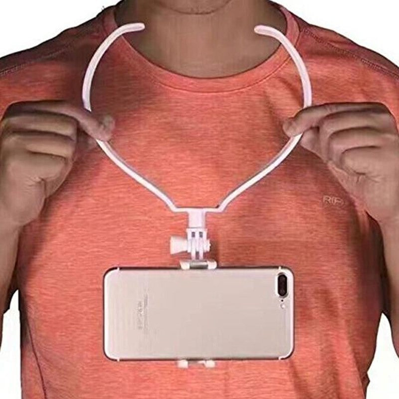 neck phone holder for hands-free use