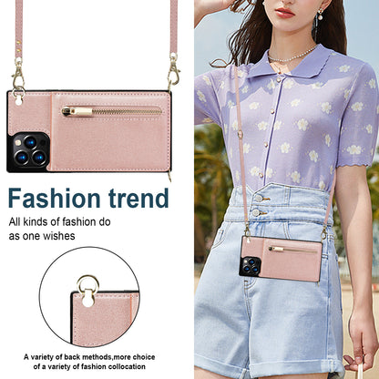crossbody phone case with card storage