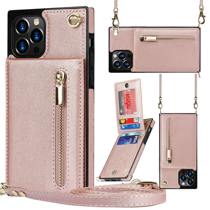 crossbody phone case with card storage