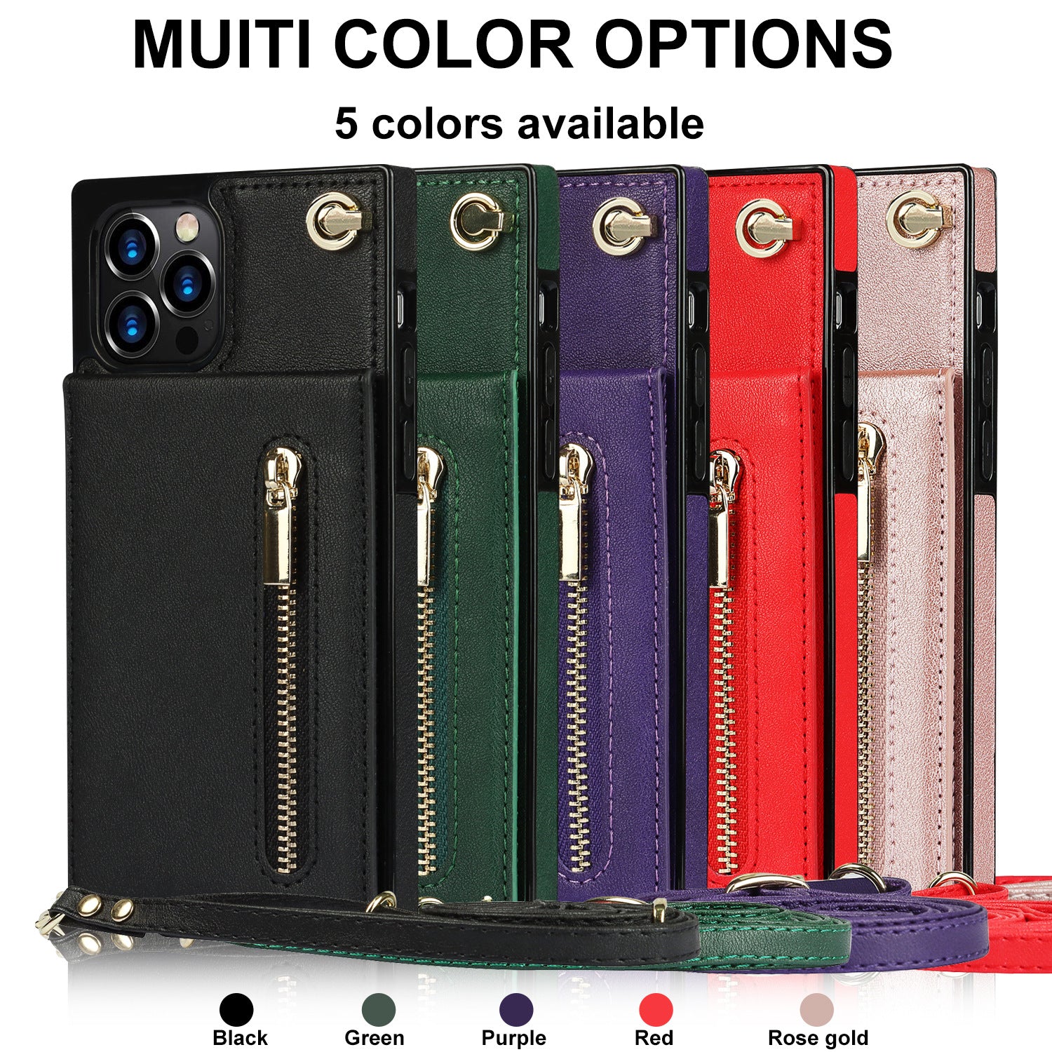 crossbody phone case with card storage