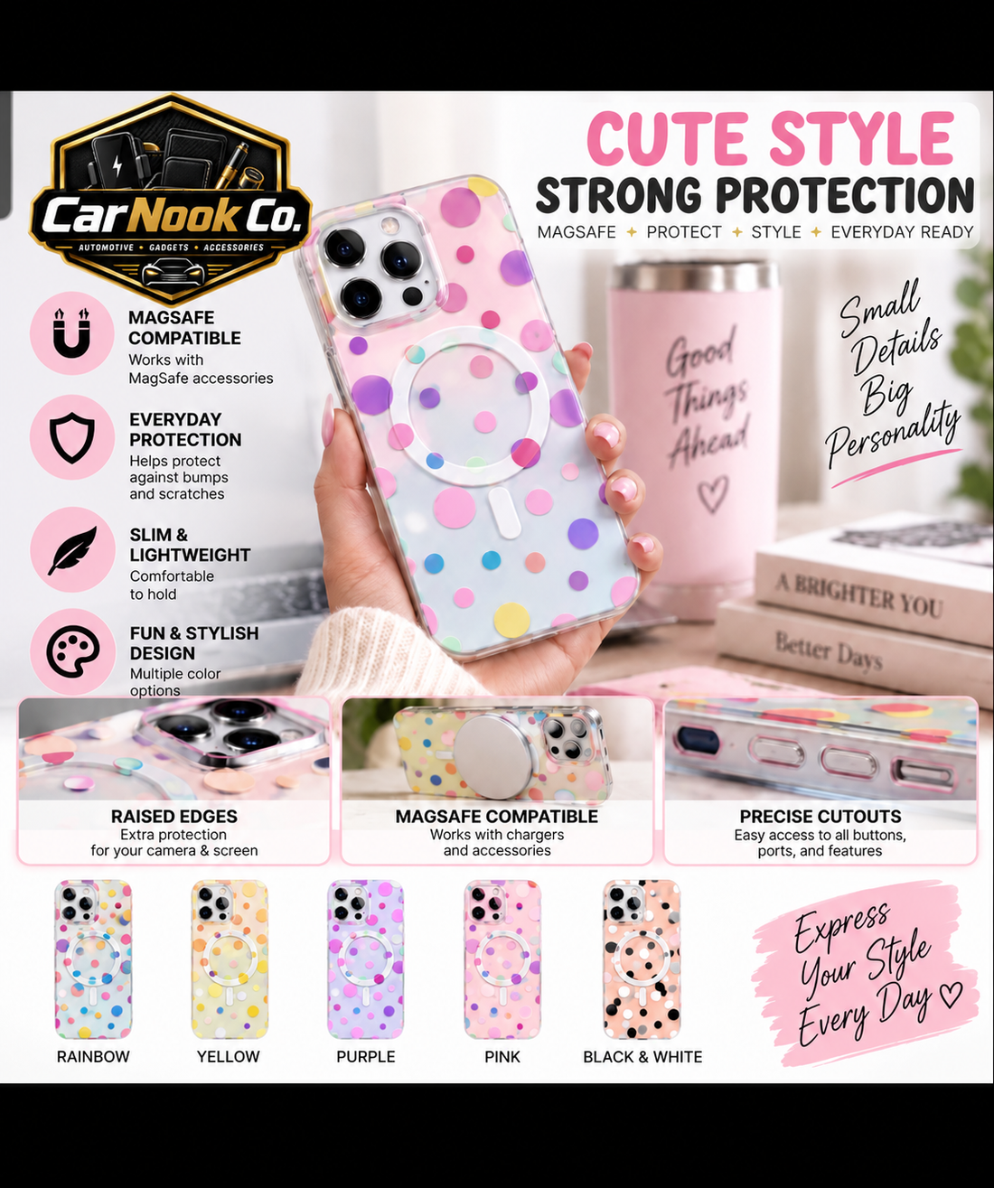 CarNook™ DotWave MagSafe Phone Case