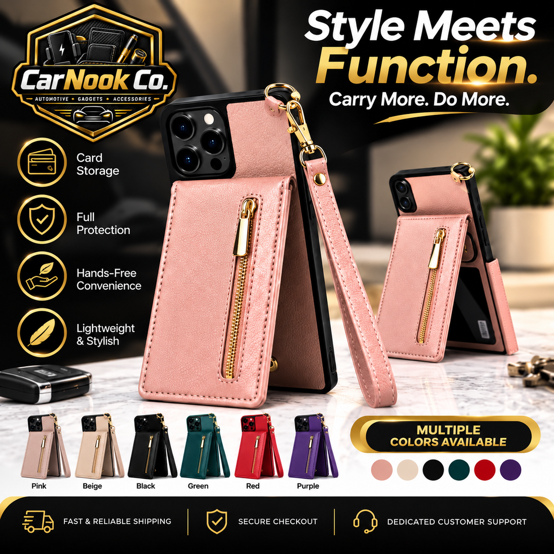 CarNook™ CarryCard Crossbody Phone Case
