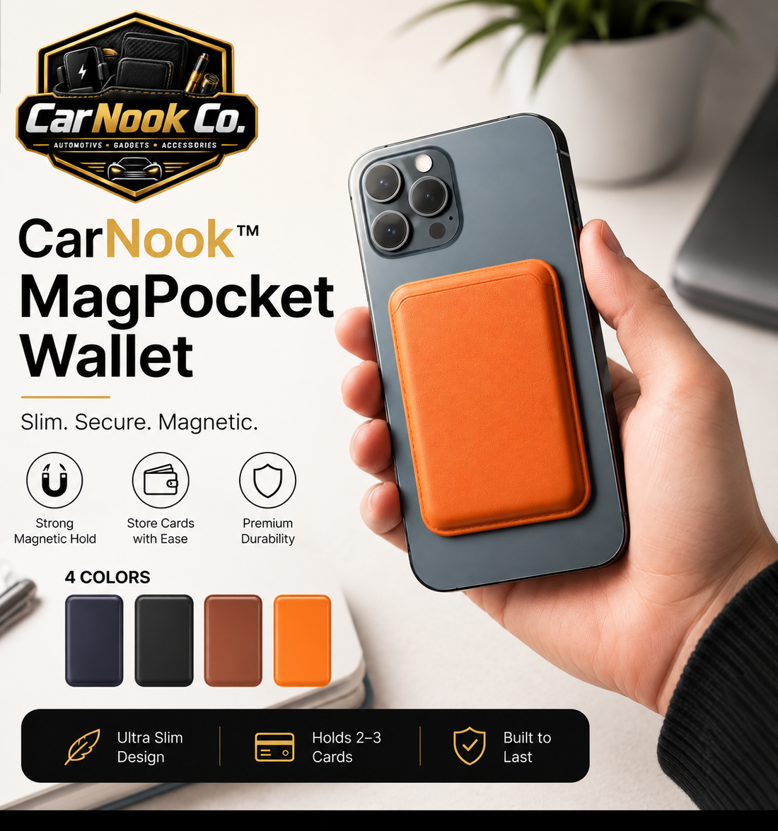 CarNook™ MagPocket Wallet